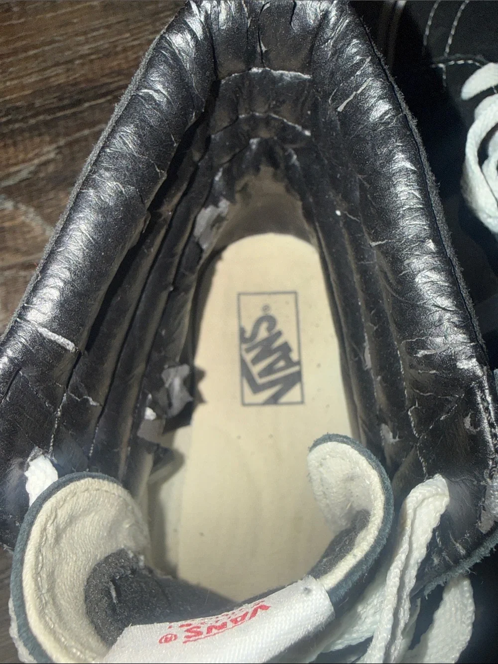 Men's Black High-Top Canvas Skate Shoes with White Detailing